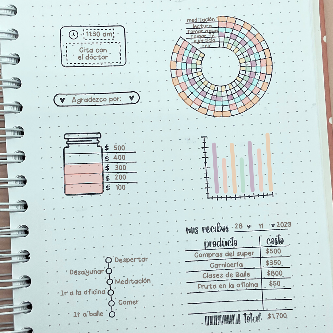 Master Set de Sellos Bullet Journal