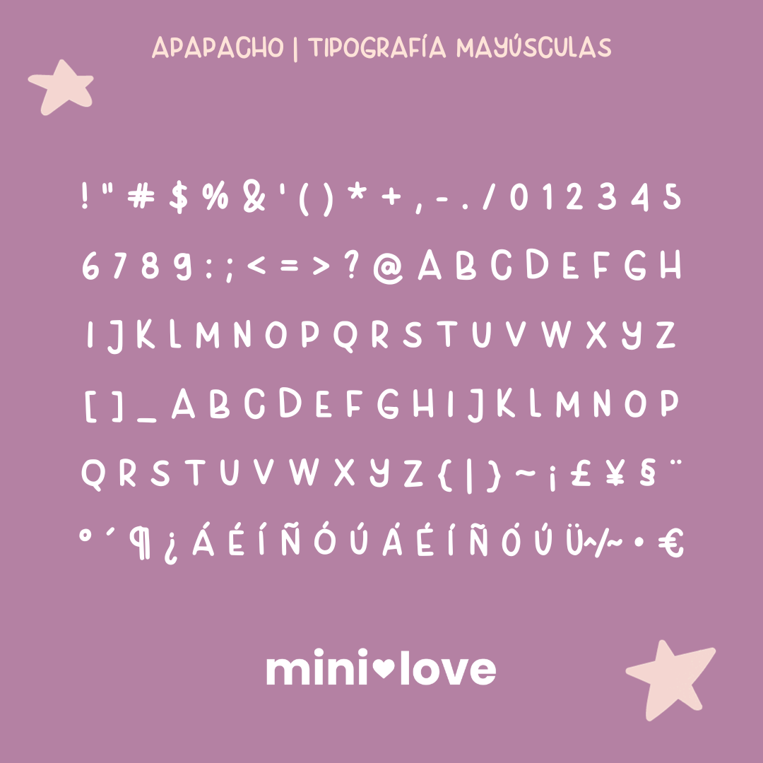 Tipografía Apapacho