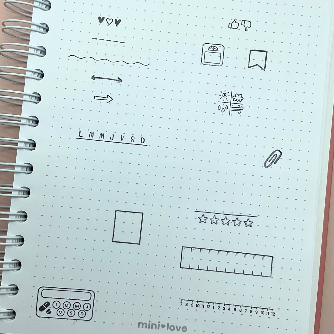 Master Set de Sellos Bullet Journal