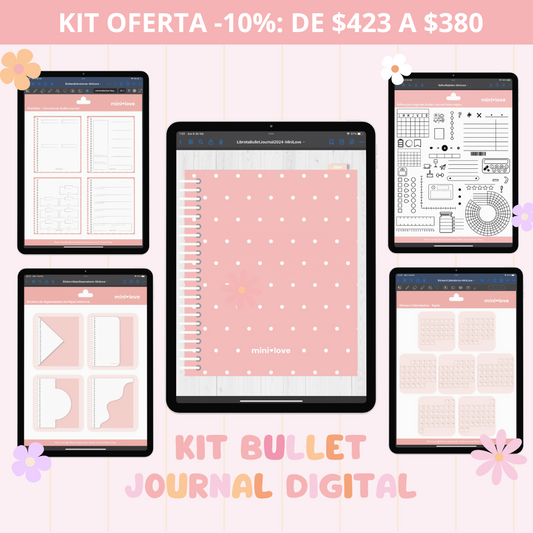 Kit Bullet Journal Digital - Vertical