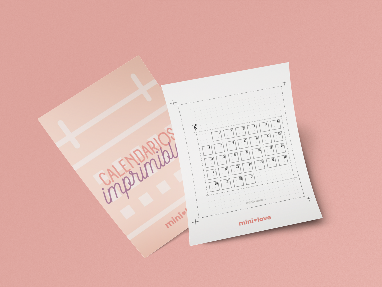 Calendarios - Plantilla para Bullet Journal