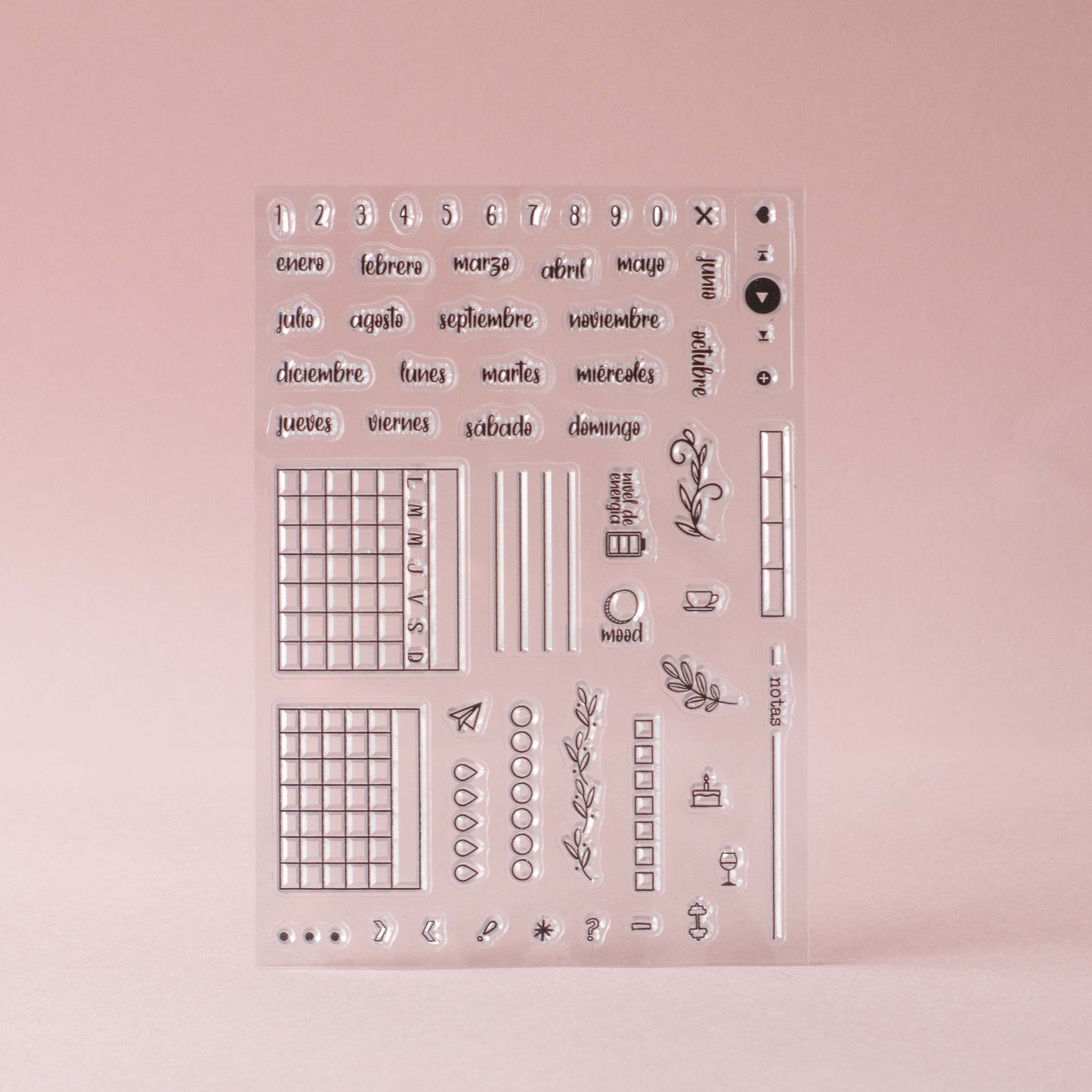 Sellos para Agenda Bullet Journal