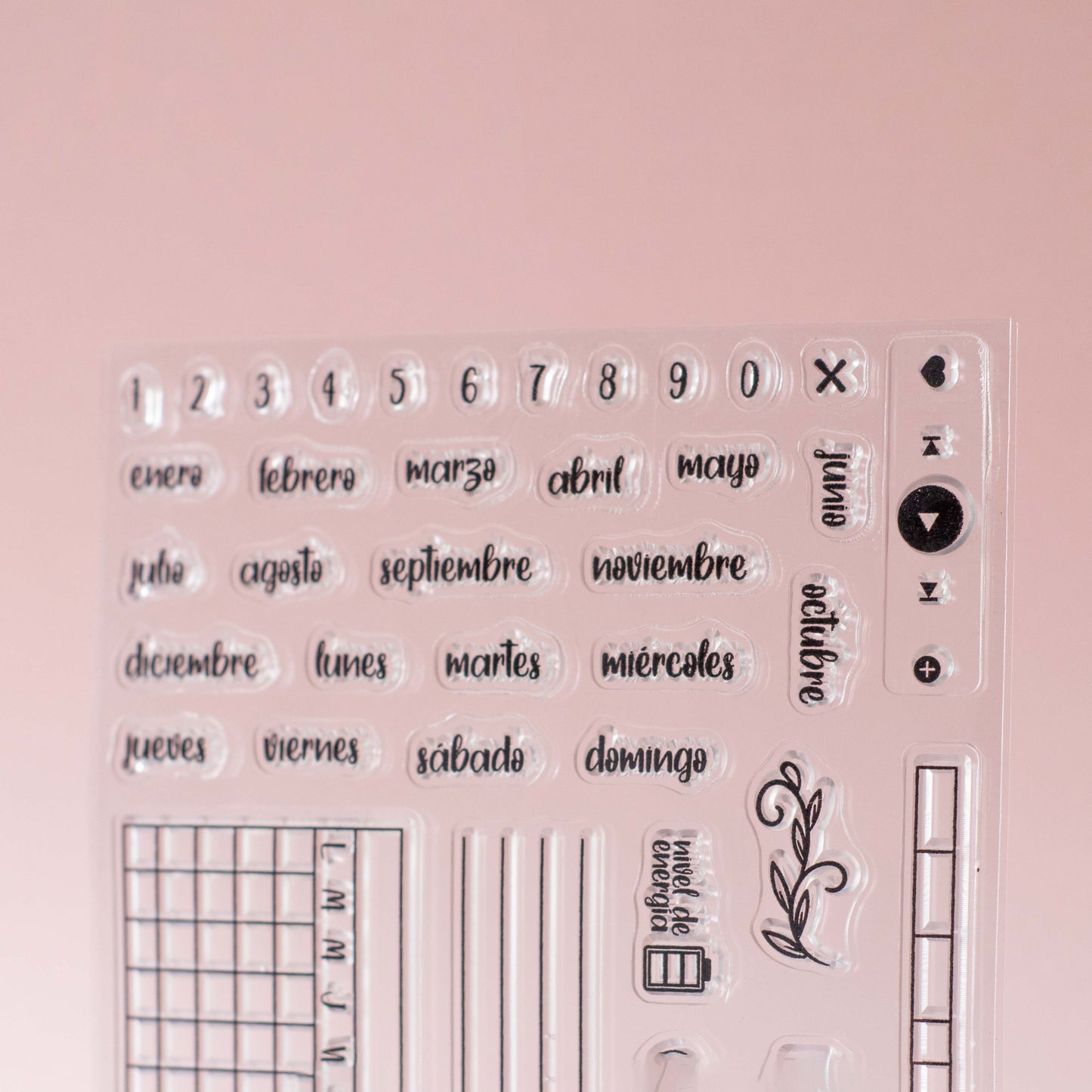 Sellos para Agenda Bullet Journal