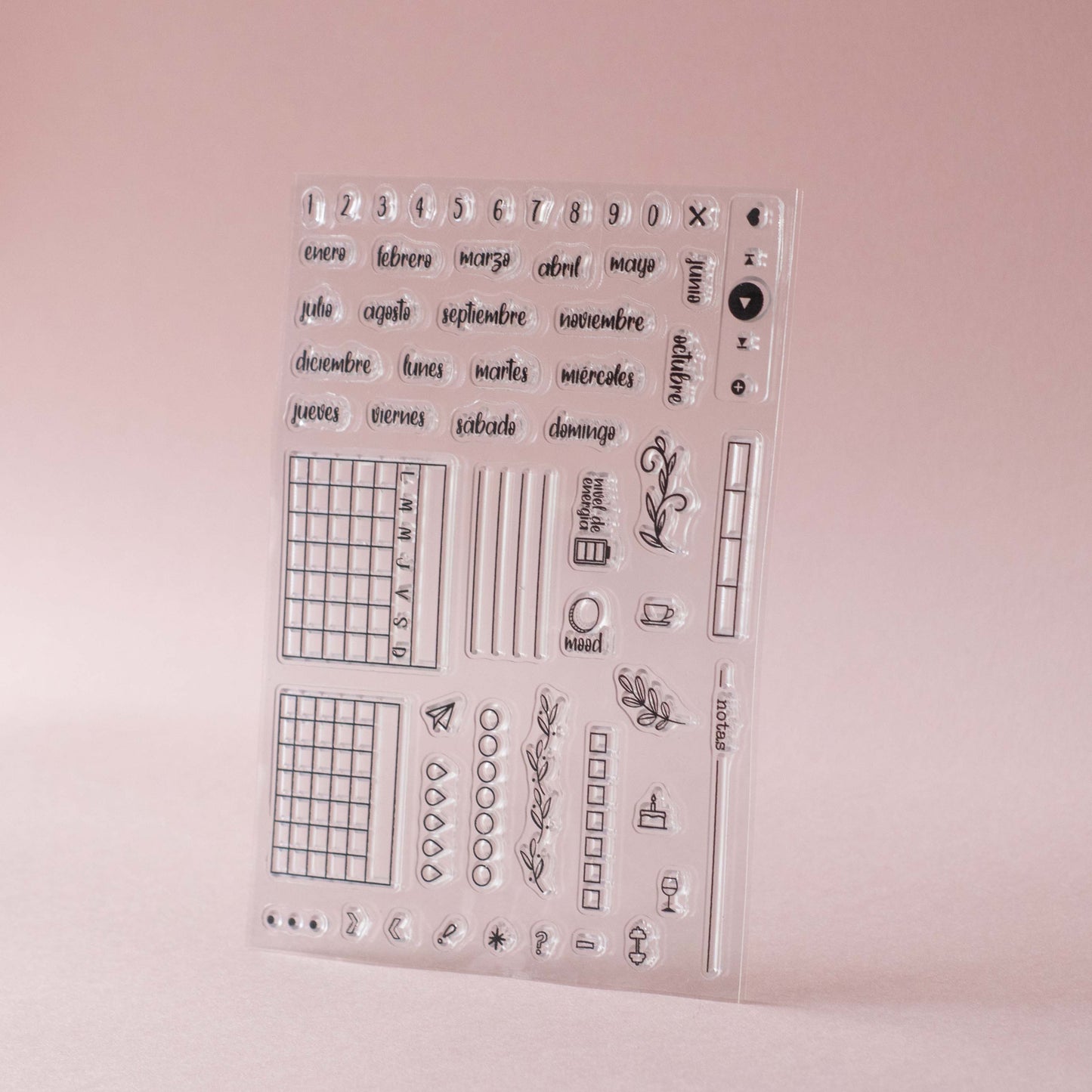 Sellos para Agenda Bullet Journal