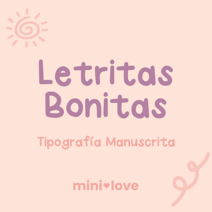 Tipografía Letritas Bonitas
