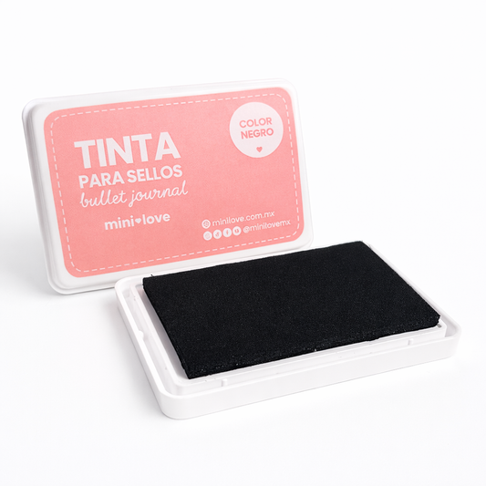 Tinta para Sello Color Negro Bullet Journal
