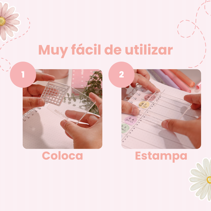 Plaquita de Acrílico para Sellos