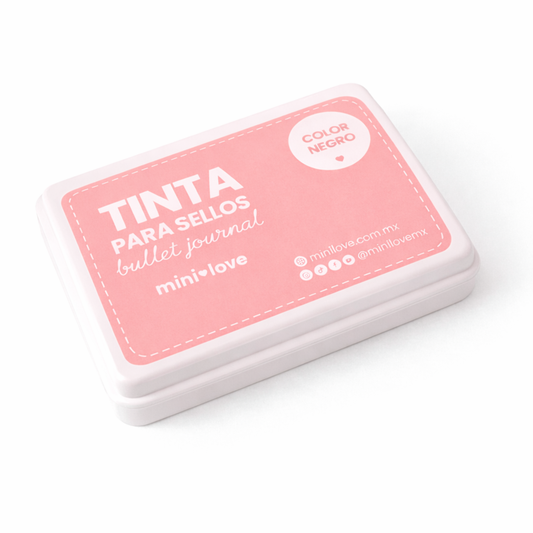 Tinta para Sello Color Negro Bullet Journal
