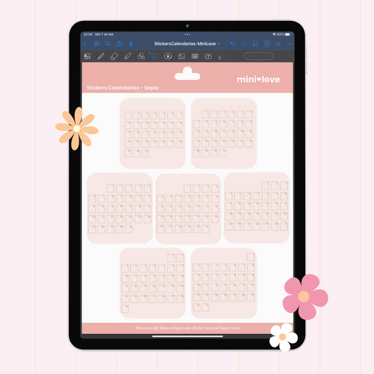 Sticker Digitales - Calendarios