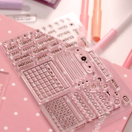 Sellos para Agenda Bullet Journal