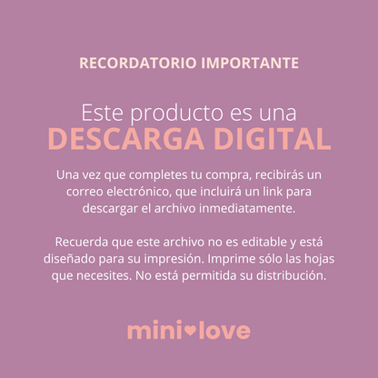 Reto Ahorro 52 Semanas - Plantilla para impresión