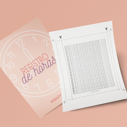 Registro de Horas - Plantilla para impresión